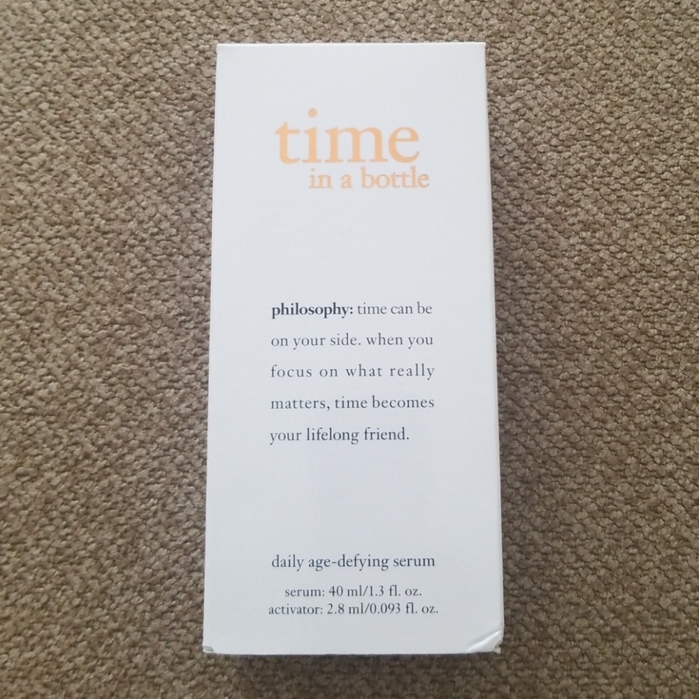 Philosophy time in a bottle